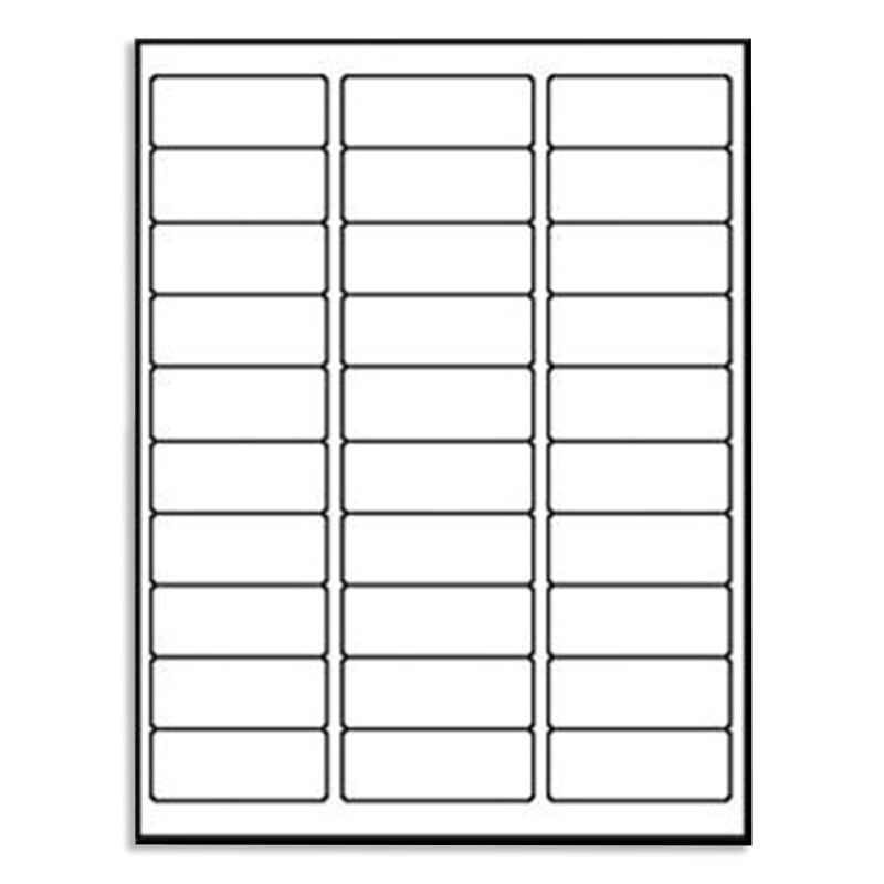 9527 برودكت منتج 9527 30 حتى 1 × 2-5/8 ملصقات لاصقة ملصقات عنوان الشحن ملصقات SKU لطابعة الليزر/الحبر النافثة، 100 ورقة، إجمالي 3000 ملصق - Image 1